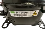 Empaque del compresor LG TCA35892752 con etiquetas y especificaciones