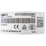 Etiqueta del compresor Midea ATF250D22UMT 165V R410A con certificaciones CE y RoHS