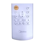Etiqueta Midea del control remoto RG57A2/BGEF Etiqueta original Midea con referencia RG57A2/BGEF y código 17317000A04203