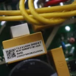 Etiqueta técnica del módulo electrónico inverter SA-KF160W/BP2T1N1-532V RoHS