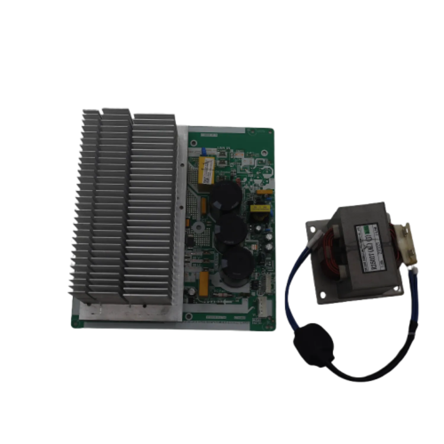 Vista posterior del Inverter Module Subassembly 17222000A64034 con trazas de circuito impreso y transformador externo