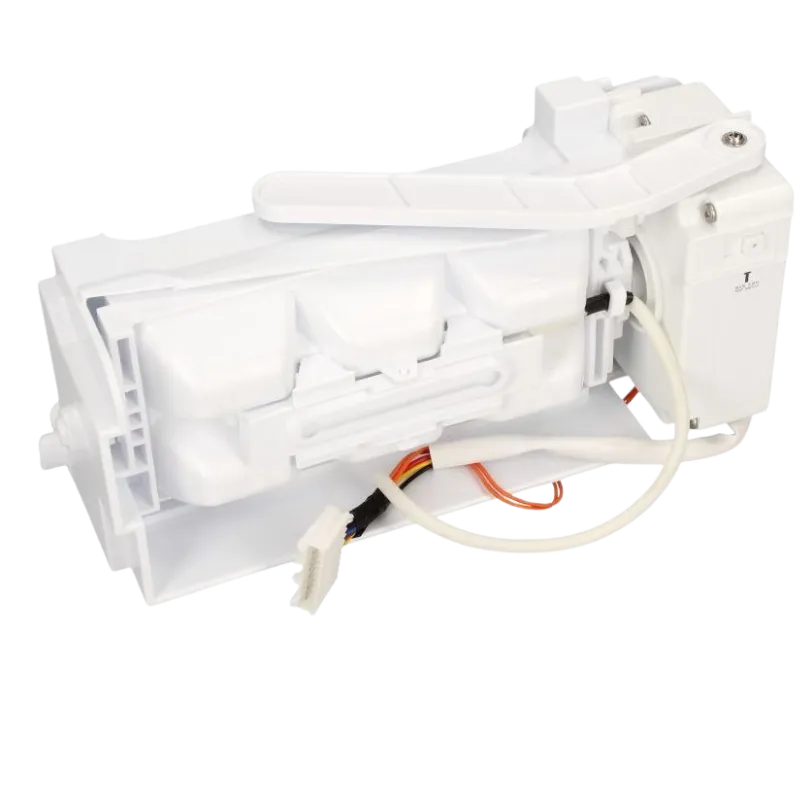 Kit máquina de hacer hielo LG AEQ32178402 vista lateral con cableado