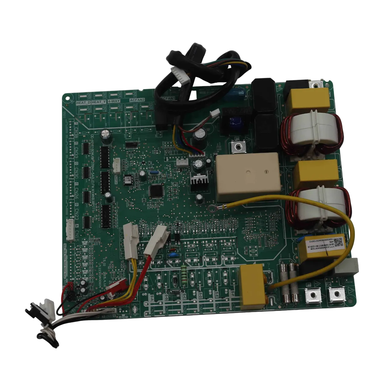 Vista frontal de la placa de control principal 17122000045729