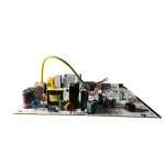 Control electrónico Main Control Board 17122000051885 Midea, vista frontal baja con capacitores.