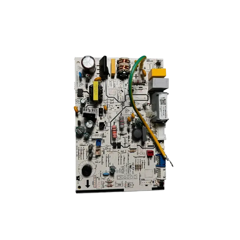 Main Control Board 17122000051885 para aire acondicionado Midea, vista superior con cables.