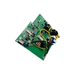 Main Control Board 17122000057868 vista inclinada superior derecha con cables conectados.