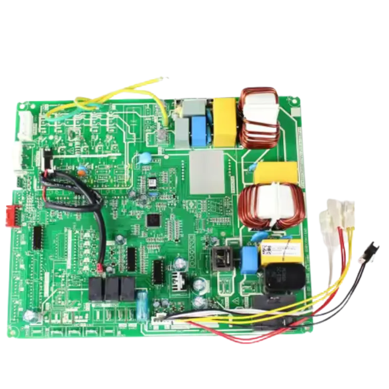 Tarjeta principal 17122000A13447 Midea vista frontal aire acondicionado exterior Main control board 17122000A13447 vista superior para aire acondicionado Midea unidad exterior