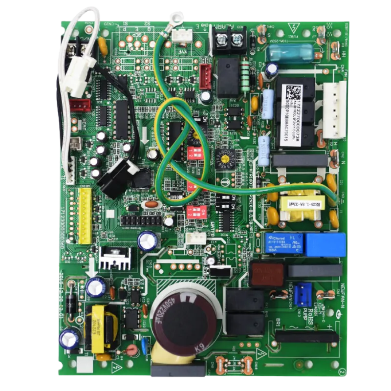 Main Control Board 17122700000738 en vista vertical con componentes eléctricos.