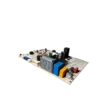 Main control board Midea 17122000046959 con capacitores visibles y terminales.