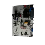 Main control board Midea 17122000046959 con detalle de conectores y pistas.