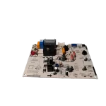 Tarjeta electrónica Midea 17122000047503 – Perspectiva frontal diagonal Main Control Boarrda Midea vista angular 17122000047503 mostrando estructura electrónica.