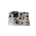 Vista superior completa de la Main Control Board Midea 17122000047503 Main Control Board Midea 17122000047503 vista superior con componentes electrónicos.