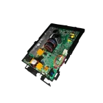 Main control Board Midea 17122000051104 desde perspectiva inversa, vista diagonal de la placa.