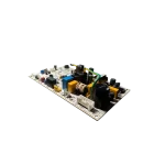 Main control Board Midea 17122000051722 destacando capacitor principal y módulos de potencia.