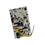 Main Control Board Midea 17122000051947 vista inclinada Tarjeta Midea 17122000051947 vista diagonal superior