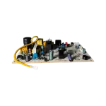 Main Control Board Midea 17122000051947 ángulo bajo Main control Board Midea 17122000051947 desde ángulo frontal inferior