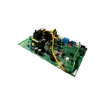 Main control board Midea 17122000052237 para unidad exterior, vista superior con conectores expuestos.