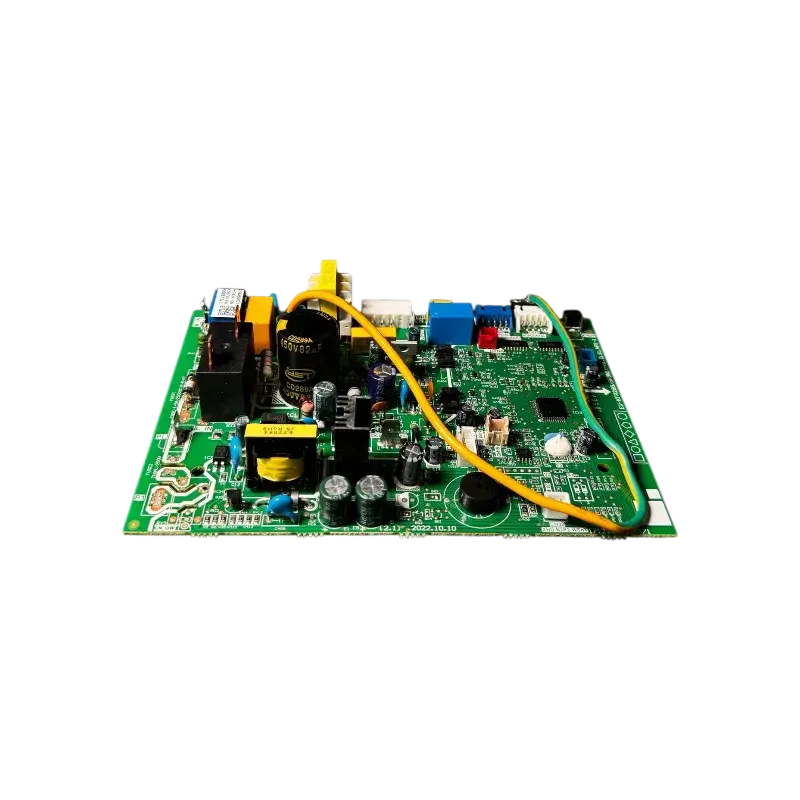 Main control board Midea 17122000052237 para unidad exterior, vista superior con conectores expuestos.