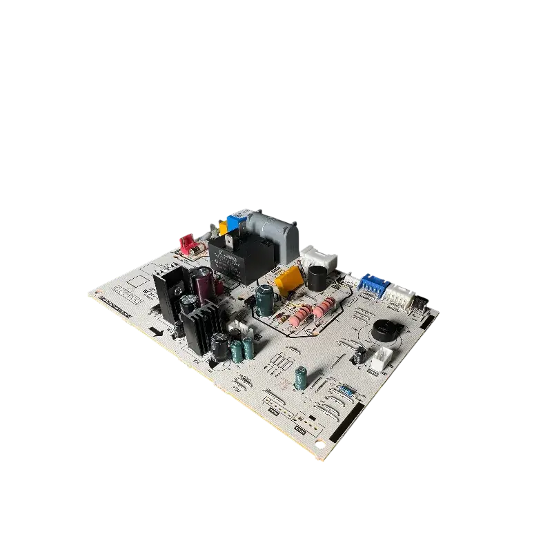 Main Control Board Midea 17122000054363 vista superior con conectores Main control Board Midea 17122000054363 vista superior con componentes y conectores visibles