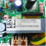 Main Control Board Midea 17122000A14492 | PCB electrónica para unidad interna de aire acondicionado Main Board Midea 17122000A14492 para unidad interior, PCB con componentes electrónicos y etiqueta de referencia visible.