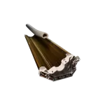 Evaporador Midea desde un ángulo frontal con tuberías visibles.