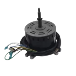 Motor asíncrono monofásico 11002012002957 en vista lateral con terminales visibles