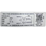 Motor Asíncrono Monofásico 11002012002240 para aire acondicionado split 220V