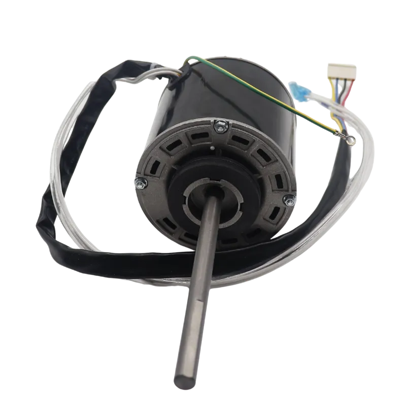 Motor monofásico frontal 11002012009822 para evaporadoras de aire acondicionado Motor asíncrono monofásico 11002012009822 con eje largo frontal