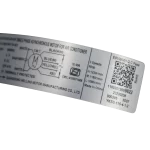 Datos técnicos del motor monofásico 11002012009822 para aire acondicionado Etiqueta técnica del motor asíncrono monofásico 11002012009822 para aire acondicionado