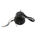 Motor asíncrono monofásico 11002012009822 vista posterior eje corto Vista trasera del motor asíncrono monofásico 11002012009822 con eje corto