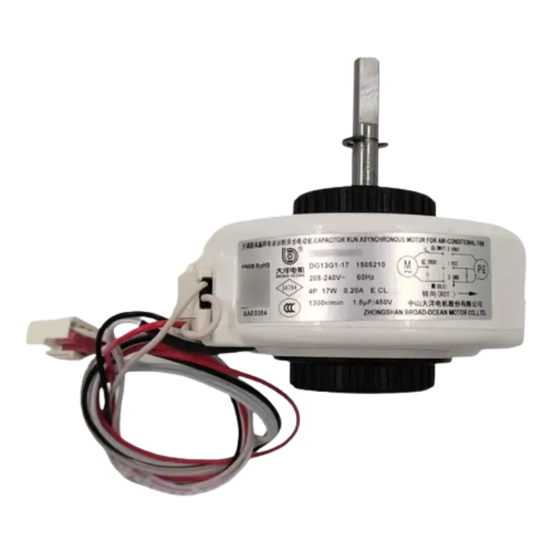 Motor Blower Hisense DG13G1-17 – Repuesto Original para Aire Acondicionado (Indoor) Motor Blower Hisense DG13G1-17 para unidad interior de aire acondicionado 208-240V
