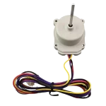 Motor DC LG EAU65058315 vista frontal del eje