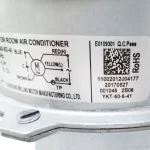 Etiqueta técnica del Motor Fan Midea 11002012004177 para aire acondicionado