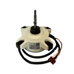 Motor inverter DG13Z1D-05 Hisense | Vista frontal y referencia visible Motor DC Hisense DG13Z1D-05 con eje central y etiqueta de referencia