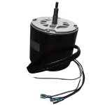 Motor YKS-230-6-3L con eje superior y carcasa metálica para aire acondicionado