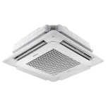 Cassette Samsung WindFree 48000 BTU con ventilas abiertas para flujo de aire