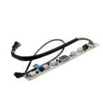 Tarjeta display completa 17122500000235 con cable, conectores y número de parte visible.