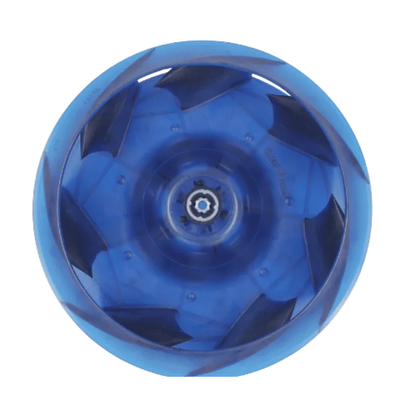 Turbina Original Midea 12100103000142 para Aire Acondicionado | Alta Eficiencia y Durabilidad Turbina azul para aire acondicionado Midea 12100103000142 con aspas curvas y diseño circular para alto flujo de aire