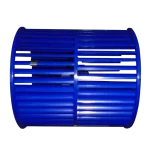 Turbina axial LX-154×162×12-41J vista lateral completa sin distorsión