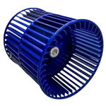 Turbina axial LX-154×162×12-41J vista angular para unidad interior tipo consola