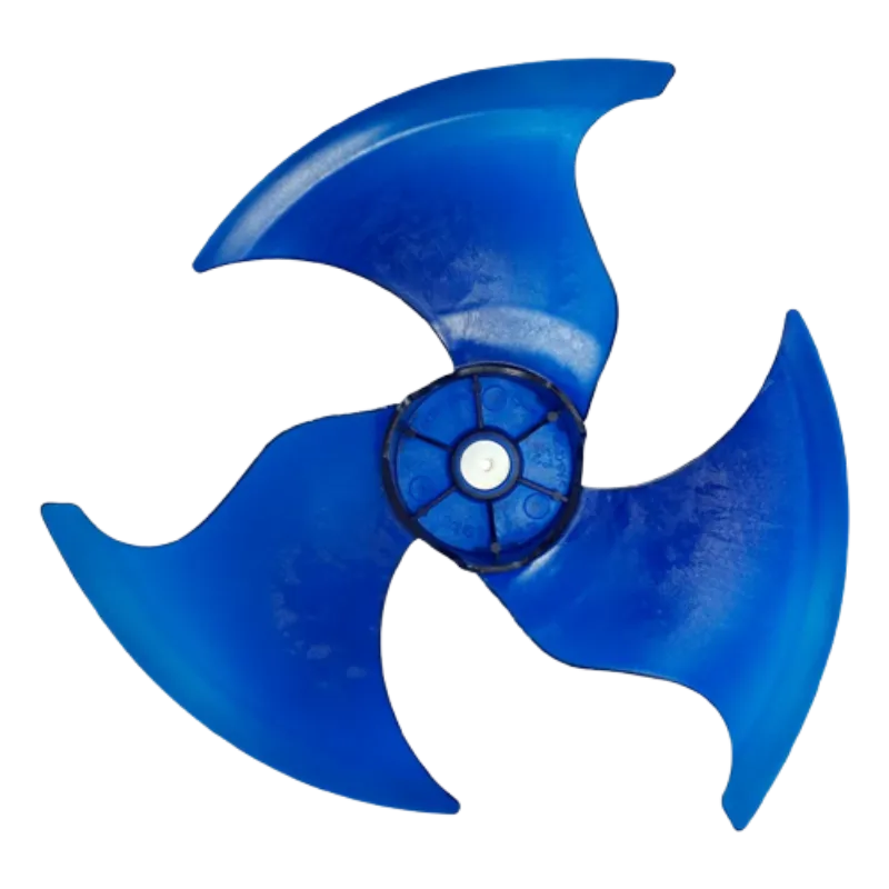 Ventilador Cruzado Midea 12100105000961 con Aspas Curvadas Ventilador cruzado Midea 12100105000961 con cuatro aspas curvadas de plástico azul