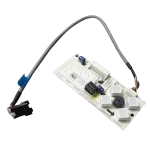 Tarjeta de display Midea SA-KF160DL/Y-E.D.42.XS2.1 vista lateral con botones y cable