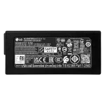 Etiqueta técnica del adaptador LG DA-38A25 EAY64290801 con certificaciones