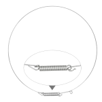 Aro Metálico (Abrazadera) para Goma de Puerta LG - 2W20017E