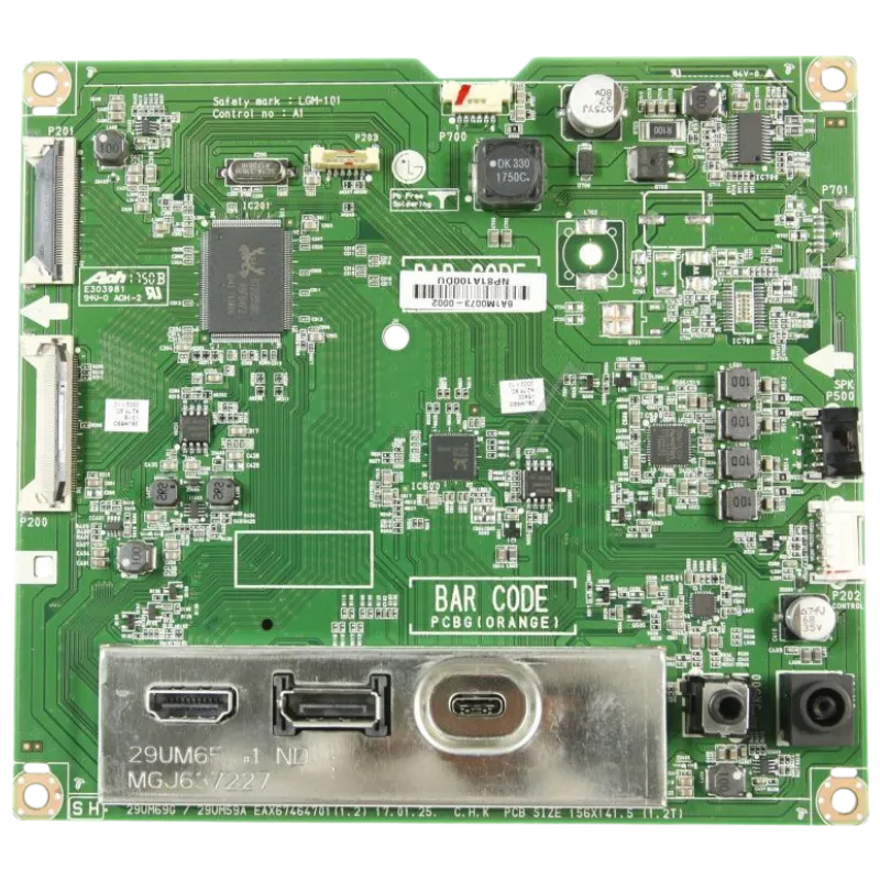 BPR Main Board LG 29UM69G EBU64069403 con puertos HDMI DisplayPort y USB‑C