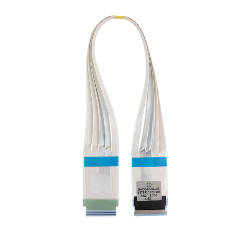 Cable flex LVDS LG EAD64666103 original para TV 43UM7300PDA, vista frontal del par