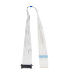 Cable plano FFC LG EAD63990511, detalle de tiras y conector LVDS