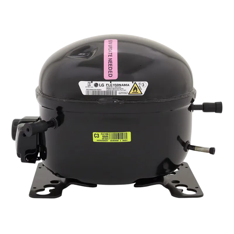 Compresor de refrigeracion LG TCA35493206 vista lateral sin etiquetas