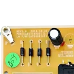 Detalle serigrafía PCB EAX67189301 Rev 1.0 en fuente LG