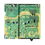 Reverso de la PSU LG EAY65228901 con rutas de PCB y separación primaria/secundaria
